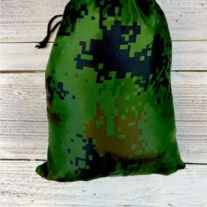 Camo hammock with mosquito netting